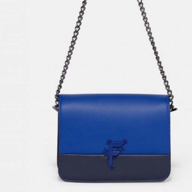 Fiorelli Colbalt Blue Night Tales Crossbody Bag New With Tags Inner Zip Mag Snap